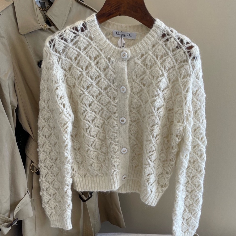 Dior cashmere silk cardigan 2023 new